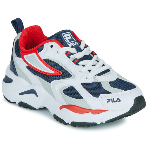 Sapatos Rapaz Sapatilhas Fila CR-CW02 RAY TRACER kids Branco / Marinho / Vermelho