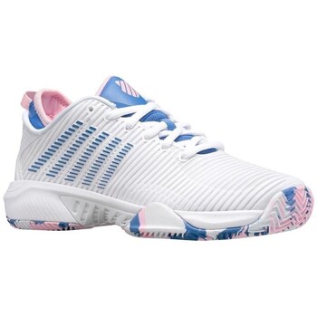 Sapatos Mulher Sapatilhas de ténis K-Swiss Hypercourt Supreme Clay Branco, Azul, Cor-de-rosa