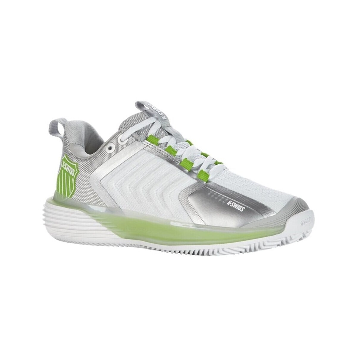 Sapatos Mulher Sapatilhas de ténis K-Swiss Ultrashot 3 Hb Clay Cinzento, Prateado, Verde, Branco