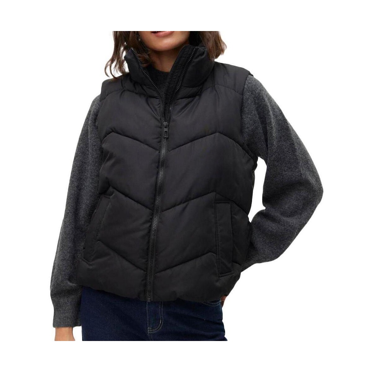 Textil Mulher Quispos Vero Moda  Preto