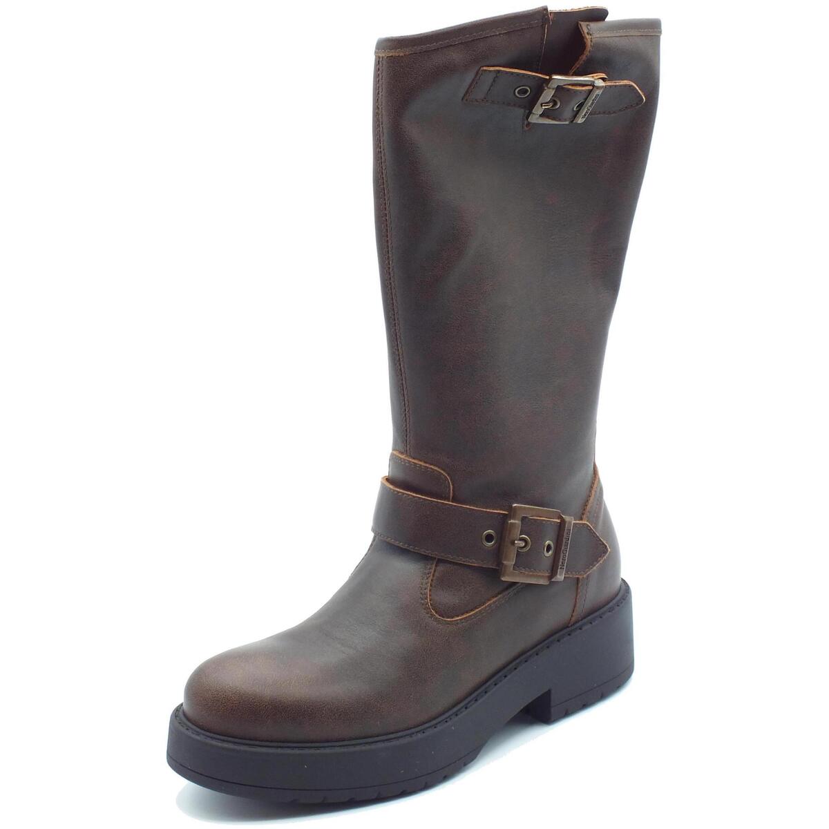 Sapatos Mulher Botas baixas NeroGiardini I411984D Aviator Castanho