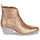Sapatos Mulher Botas baixas Casta DARA Ouro / Matal