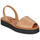 Sapatos Mulher Sandálias Minorquines AVARCA PLATJA PLATEFORME Castanho