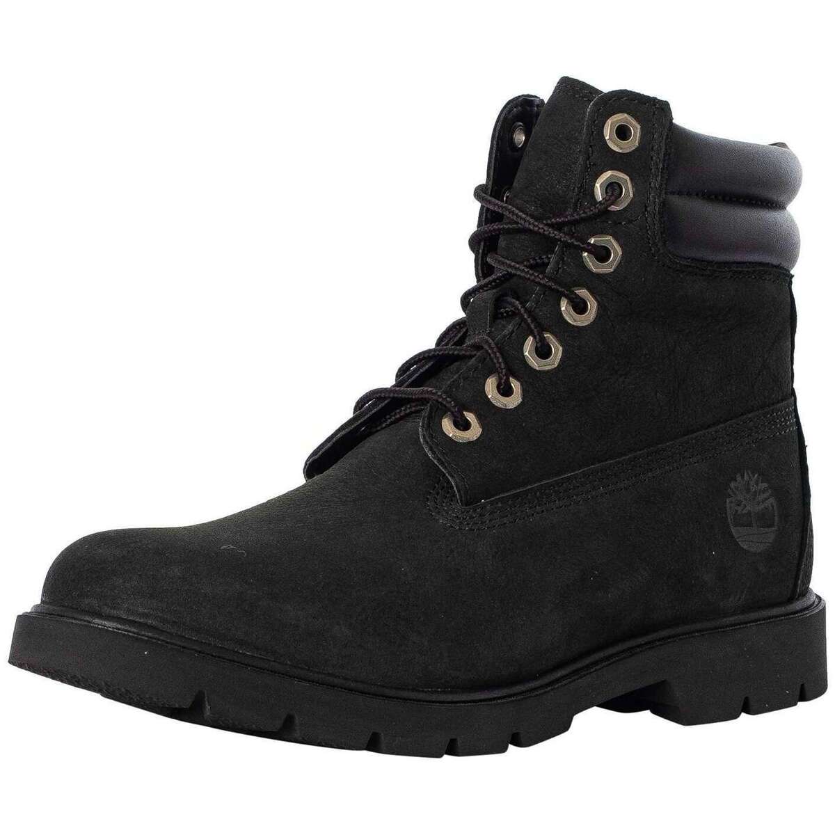 Sapatos Homem Botas Timberland Botas de couro 6 In Basic Preto