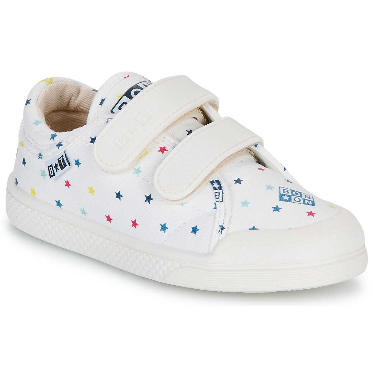 Bonton  Sapatilhas IZY SCRATCH  Branco Disponível em tamanho para rapariga. 25,27,28,29,30,31,32,33,34.Criança > Menina > Sapatos > Tenis