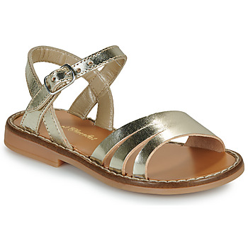 Sapatos Rapariga Sandálias Tartine Et Chocolat T&C 10 BANDO Ouro