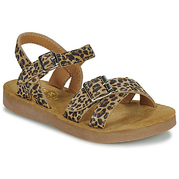 Sapatos Rapariga Sandálias Pom d'Api PLAGE-AIR CROSSY Sahara
