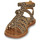 Sapatos Rapariga Sandálias Pom d'Api PLAGETTE GLADIATOR Sahara