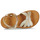 Sapatos Rapariga Sandálias Pom d'Api PLAGETTE OTO Platina / Multi
