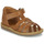 Sapatos Rapariga Sandálias Pom d'Api POPPY STRAP Camel