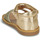 Sapatos Rapariga Sandálias Pom d'Api POPPY TAO EASY Marfim / Ouro