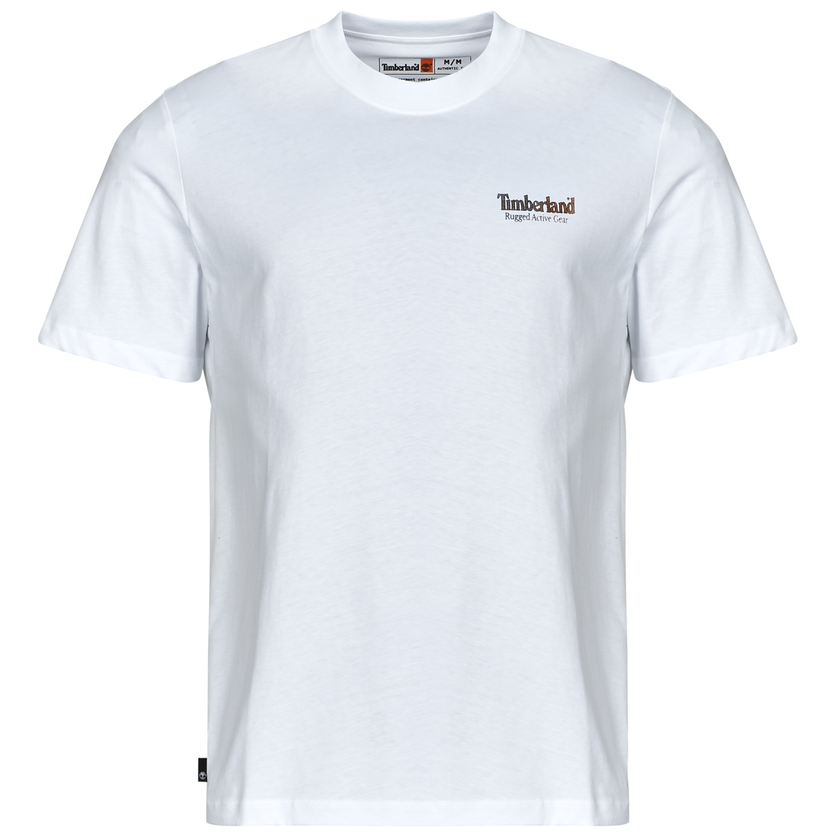 Textil Homem T-Shirt mangas curtas Timberland RUGGED ACTIVE GEAR BACK GRAPHIC TEE Branco