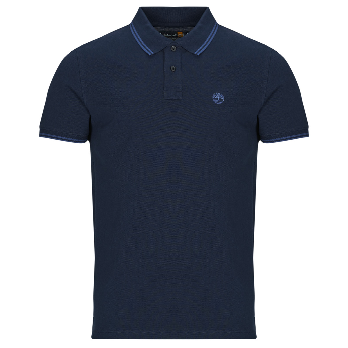 Textil Homem Polos mangas curta Timberland MILLERS RIVER TIPPED PIQUE Preto