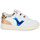 Sapatos Mulher Sapatilhas Victoria SEUL TIRAS EFECTO PIEL & ANIMAL PRINT Branco / Azul / Ouro