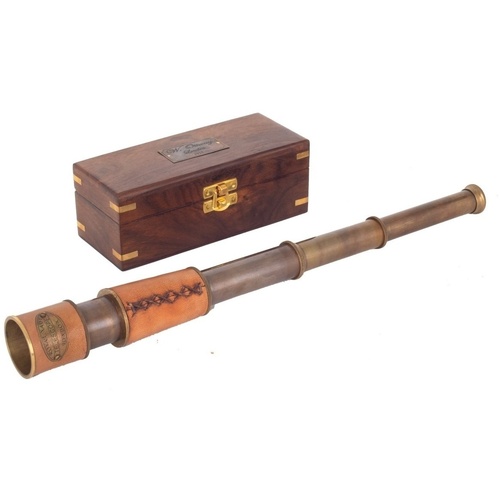Casa Estatuetas Signes Grimalt Teleescope Com Caixa Vintage Bege