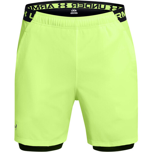 Textil Homem Shorts / Bermudas Under Armour UA Vanish Woven 2in1 Sts Verde