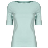 Textil Mulher T-Shirt mangas curtas Lauren Ralph Lauren JUDY Azul / Céu