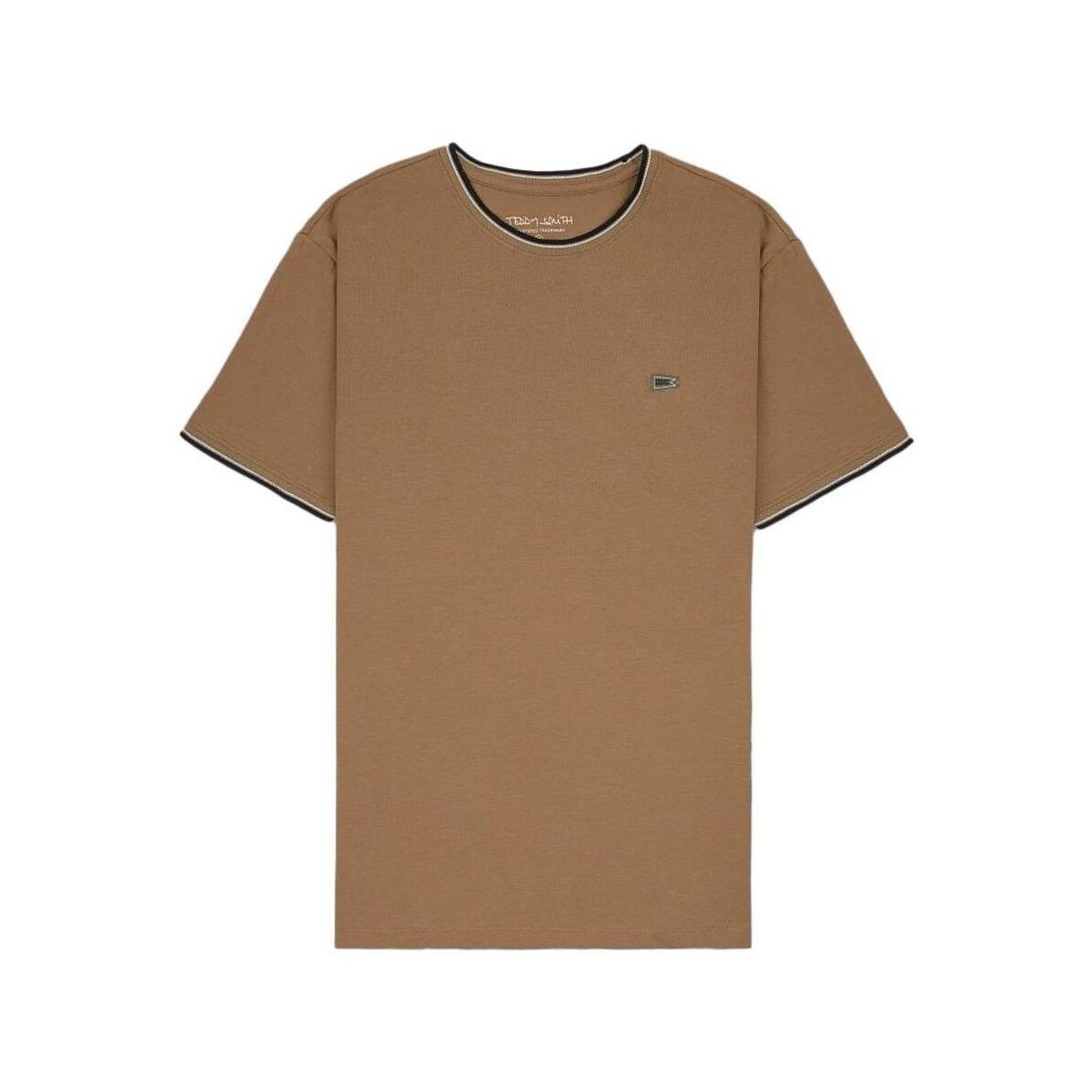 Textil Homem T-shirts e Pólos Teddy Smith  Castanho