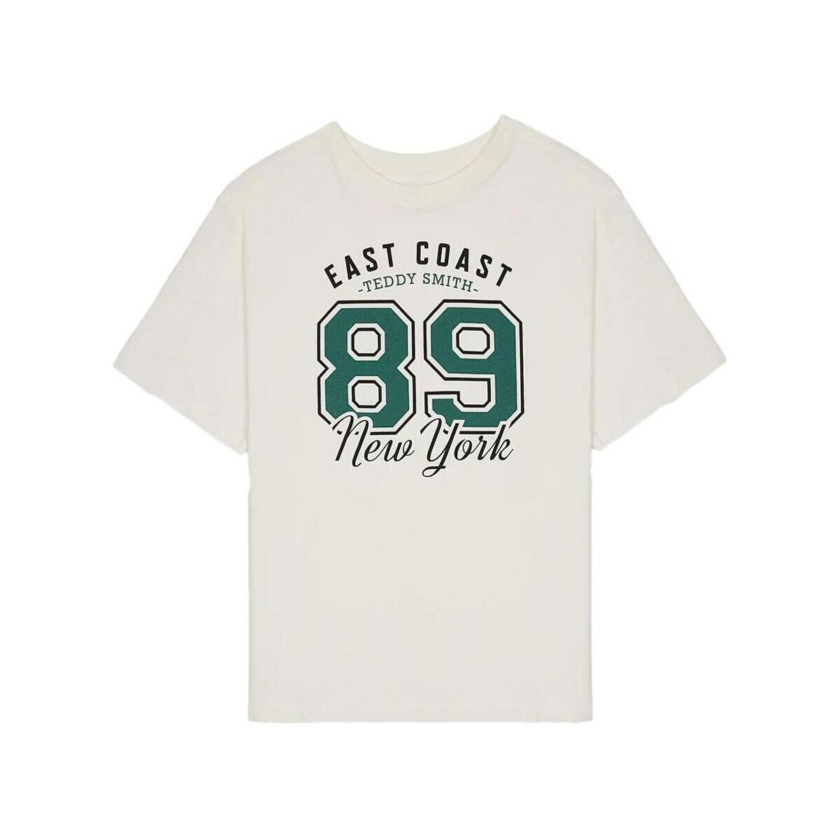 Textil Rapaz T-shirts e Pólos Teddy Smith  Branco