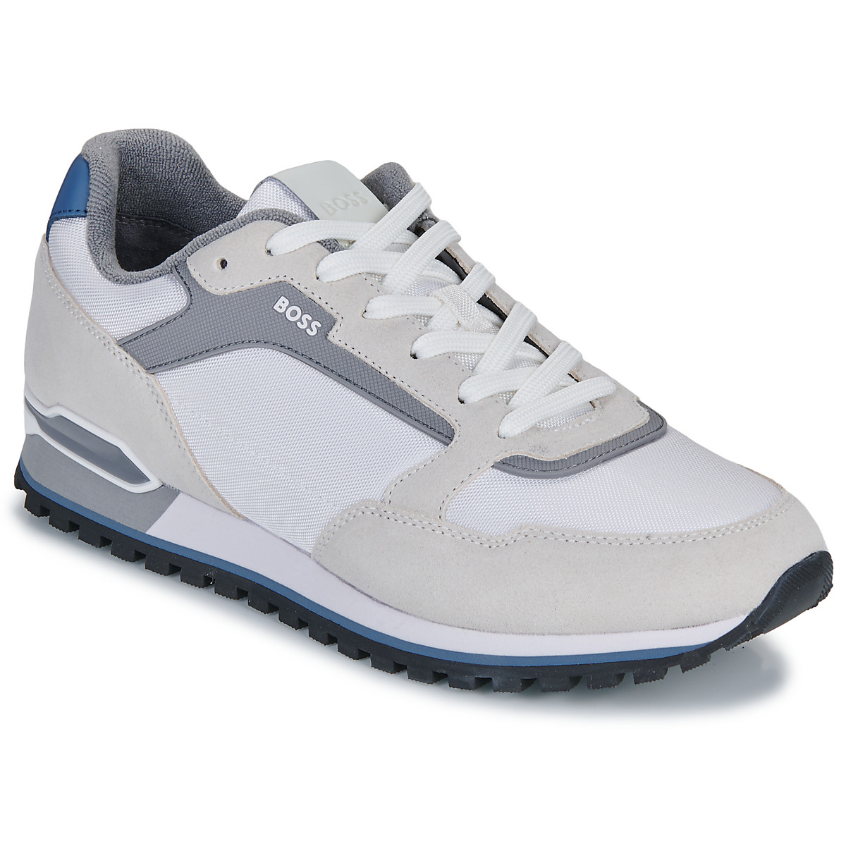 Sapatos Homem Sapatilhas BOSS Parkour-L Runn sdnyt Branco / Cinza / Azul