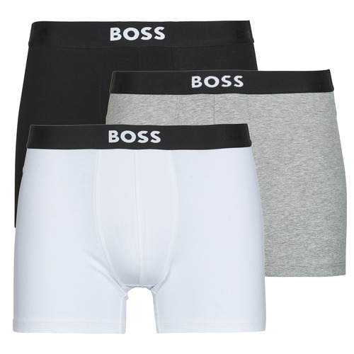 Roupa de interior Homem Boxer BOSS BoxerBr 3P Boss Icon Branco / Cinza / Preto