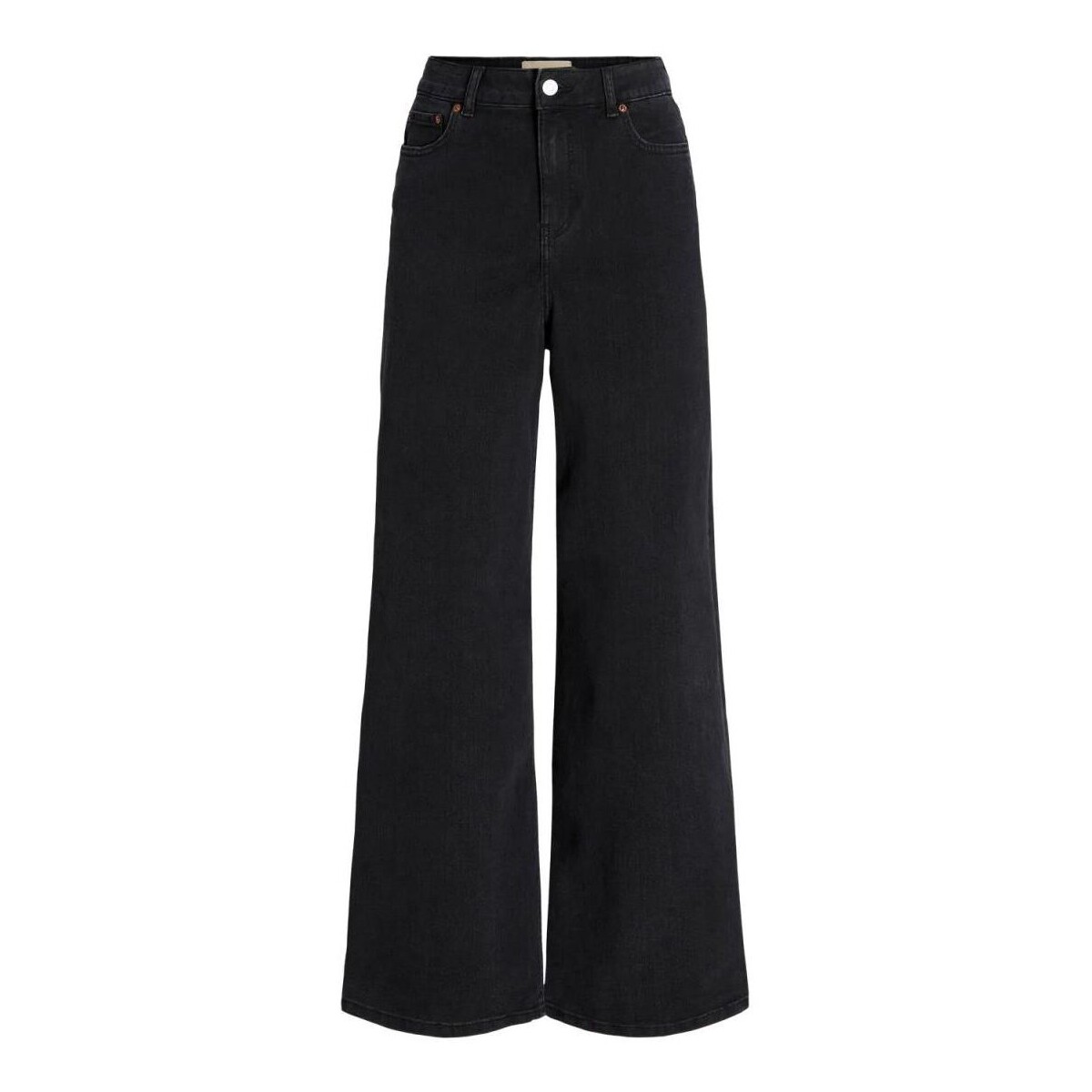 Textil Mulher Calças de ganga Jjxx 12259638 TOKYI WIDE-DENIM BLACK Preto