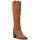 Sapatos Mulher Botas La Modeuse 72911_P171728 Castanho