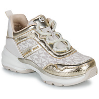 Sapatos Rapariga Sapatilhas MICHAEL Michael Kors OLYMPIA Bege / Ouro