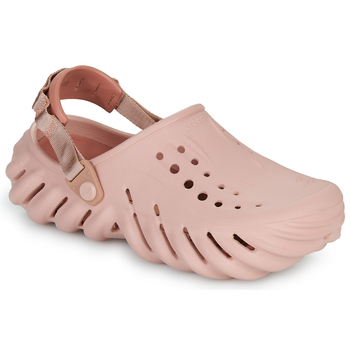 Sapatos Tamancos Crocs Echo Clog Bege / Rosa