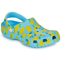 Sapatos Mulher Tamancos Crocs Classic Fresh Fruits Clog Azul / Amarelo