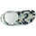 Sapatos Homem Tamancos Crocs Geo Camo Clog Branco / Cinza