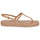 Sapatos Mulher Sandálias Crocs Miami Thong Flip Bege
