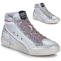 Sapatos Mulher Sapatilhas de cano-alto Meline 321NKC-E850 Prata