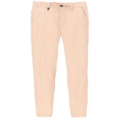 Textil Rapaz Calças Distretto12 SAUL PANT F/C4BPA1420T0394-DD0000002 SABBIA Bege