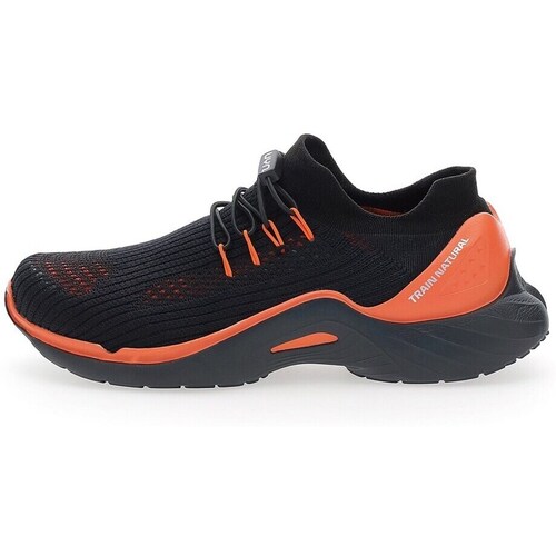 Sapatos Homem Sapatilhas Uyn City Running Preto, Cor de laranja