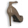 Sapatos Mulher Escarpim NeroGiardini NERO GIARDINI 107 VERNICE TAUPE Preto