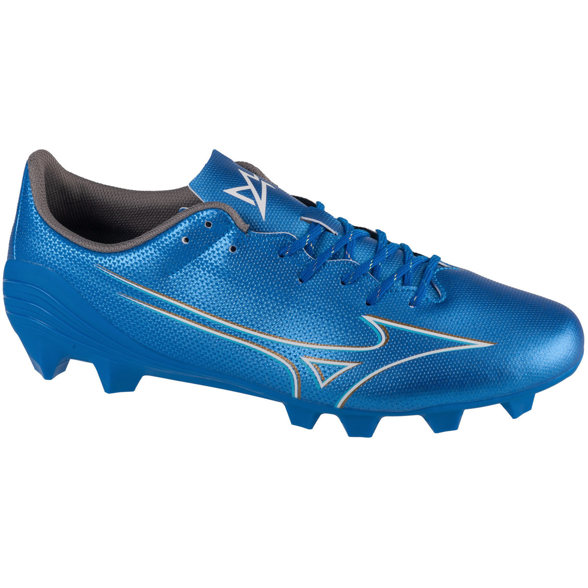 Sapatos Homem Chuteiras Mizuno Alpha Select FG Azul