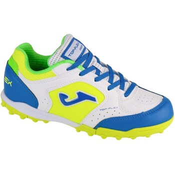 Sapatos Criança Chuteiras Joma Top Flex Jr Amarelo, Branco, Azul