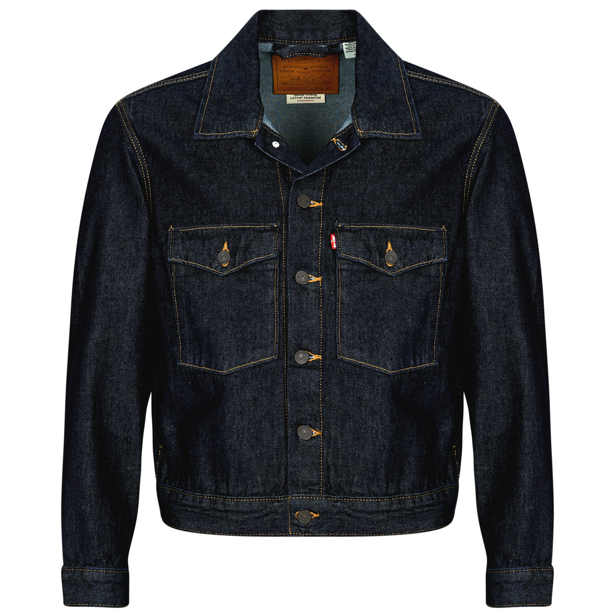 Textil Homem casacos de ganga Levi's EMBARCADERO STATION JKT Azul