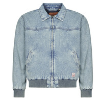 Textil Homem casacos de ganga Levi's EMBARCADERO AVIATOR JKT Azul