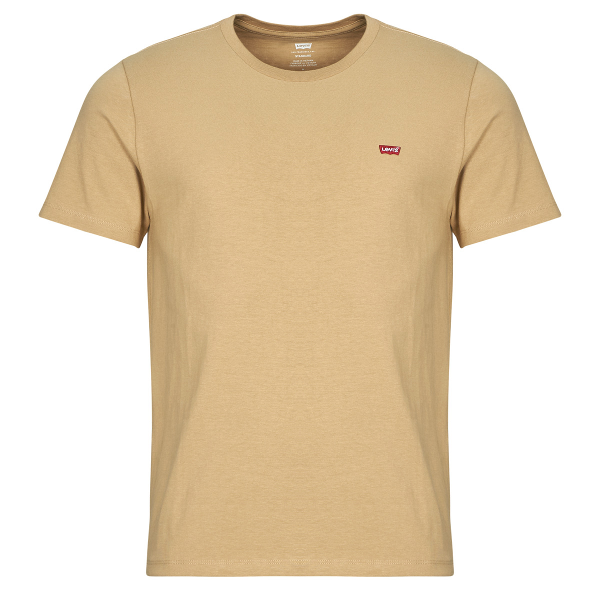 Textil Homem T-Shirt mangas curtas Levi's SS ORIGINAL HM TEE Bege