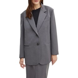Textil Mulher Casacos/Blazers Simona Corsellini A24CPGI015 Cinza