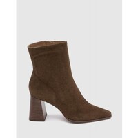 Sapatos Mulher Botins Angel Alarcon BOTÍN  24567 CUERO Castanho