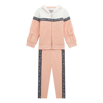 Textil Rapariga Conjunto Guess SET LS ACTIVE Rosa