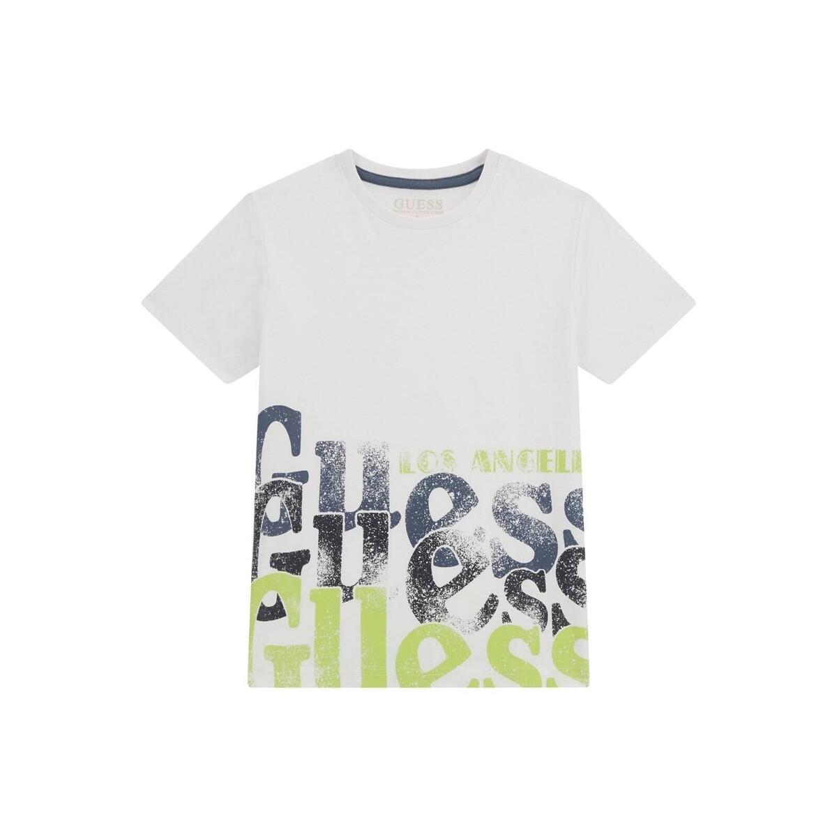Textil Rapaz T-Shirt mangas curtas Guess SS T SHIRT Branco