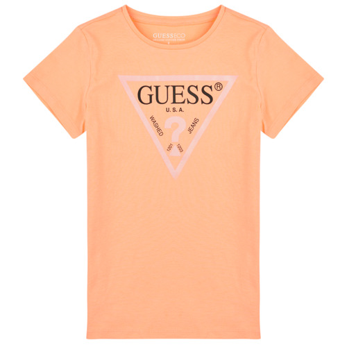 Textil Rapariga T-Shirt mangas curtas Guess T SHIRT Rosa
