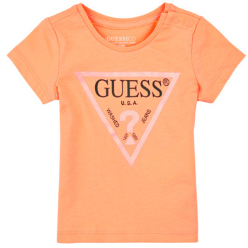 Textil Rapariga T-Shirt mangas curtas Guess T SHIRT Rosa