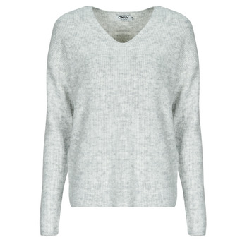Textil Mulher camisolas Only ONLCAMILLA V-NECK Cinza