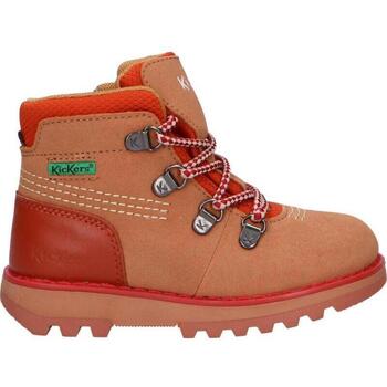 Sapatos Rapaz Botas baixas Kickers 878760-10 KICKNATURE CUIR 878760-10 KICKNATURE CUIR