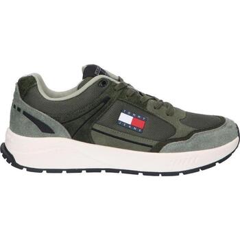 Sapatos Homem Sapatilhas Tommy Hilfiger EM0EM01494 RUNNER MIX MATERIAL EM0EM01494 RUNNER MIX MATERIAL